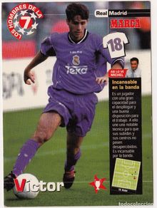 Collectionnisme sportif: los hombres de la 7 copa de europa victor (reverso h7marca-visitar) medidas 145-105mm